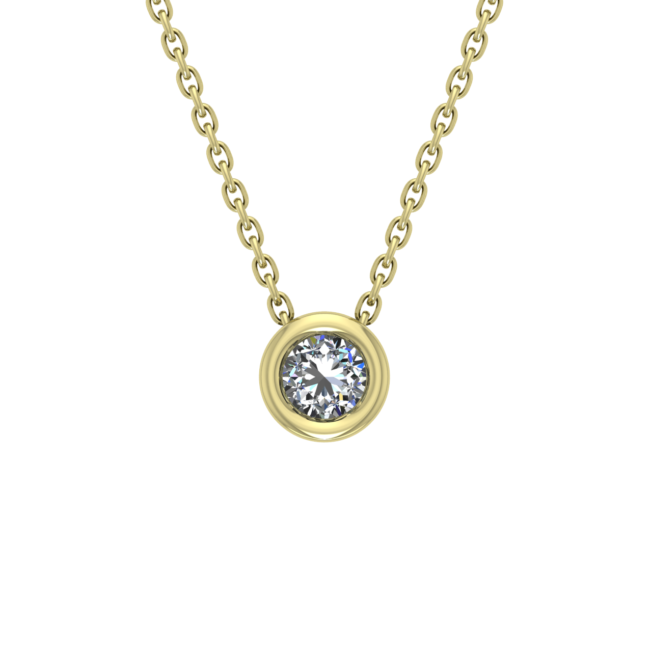 SOLITAIRE DIAMONDS 2.30mm ROUND PENDANT